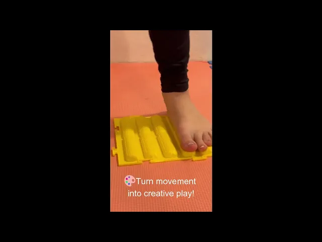 Massage Puzzle Mat - Ribbed 240x240 mm video thumbnail