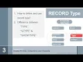 oracle plsql records and collections type