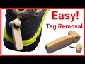 How to Easily Remove a Security Tag WITHOUT Forks or Fire