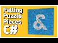 Falling Puzzle Pieces Unity C