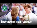 Download Lagu Kate Middleton presents Men's Singles trophies to Jannik Sinner \u0026 Carlos Alcaraz 🏆 | 2025 Wimbledon
