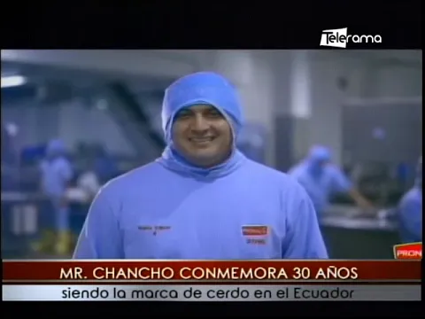 Mr. Chancho Conmmemora 30 años siendo la marca de cerdo en el Ecuador