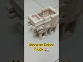 Download Lagu Build a Monster Robot Truck with Jenga Blocks 🚛 #monstertruck #jengawoodenblocksforkids