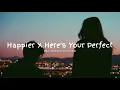 Download Lagu Olivia Rodrigo X Jamie Miller ~ Happier X Here's Your Perfect (Lyrics \u0026 Terjemahan Bahasa Indonesia)