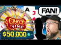 Download Lagu I DEPOSITED $50,000 ON CRAZY TIME \u0026 AI BLACKJACK! I LET MY FAN SPEND MY BALANCE!