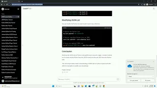 json list python