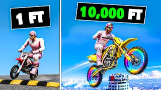 Every Time I Crash, My Dirt Bike JUMPS HIGHER in GTA 5