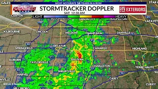 LIVE Severe Storms in Central Illinois