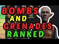 GRENADES TIER LIST - Throwables Ranked