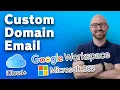 Custom Email - Apple iCloud vs Google Workspace vs Microsoft 365