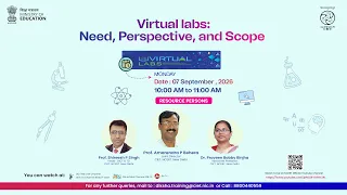 Virtual labs: Need, Perspective, and Scope