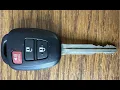 2013-2018 Toyota Rav4 Key Fob Battery Change - EASY DIY
