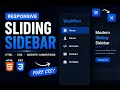 Build a Sliding Sidebar with Pure HTML CSS Only No JavaScript