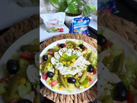 طبق صيفي سهل وسريع #عشاءلذيذ #food #طبخ #shorts #shortvideo #recipe