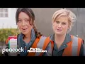 April and Leslie acting like they re in an SNL skit Parks and Recreation
