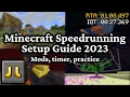 2023 How to Setup Minecraft Speedrunning Guide
