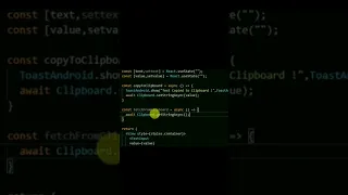Copy to clipboard Button React native