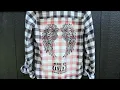 Easy Bleached Flannel Stencil Designs