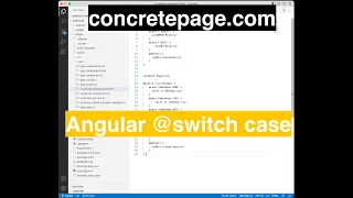 Angular switch case
