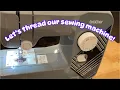 Threading Brother LX3817G Lightweight Full size sewing machine