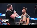Download Lagu What did AEW World Champion MJF have to say to ROH TV Champ Samoa Joe? | 9/6/23 AEW Dynamite