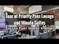 Priority Pass Lounge Tour Minute Suites Tour - Airport Lounge The Club DFW Dallas Airport