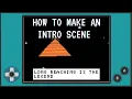 MakeCode Arcade Advanced - How to Make an Intro Scene
