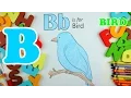 Learning and Coloring Alphabet - Letter B