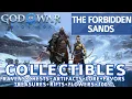 God of War Ragnarok - The Forbidden Sands All Collectible Locations Chests Artifacts etc