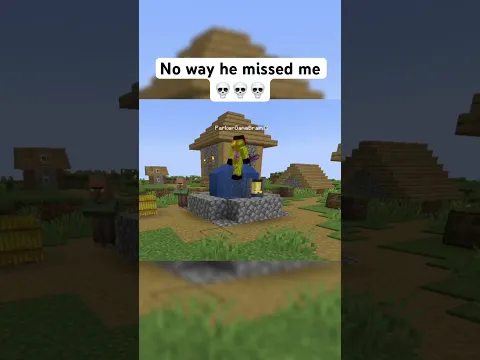 how did he not see me 😭🙏🏼🤣 #minecraft #gaming