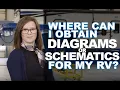 Can I obtain diagrams or schematics for my RV