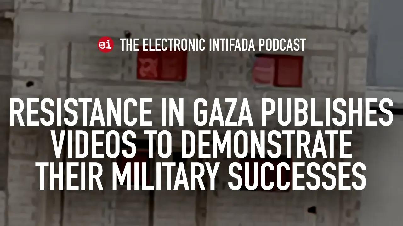 Resistance in Gaza publishes videos to demonstrate their military successes, with Jon Elmer