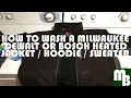 How to wash a Milwaukee DEWALT or Bosch Heated Jacket Coat Hoodie Sweater
