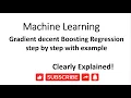 AI-EN-11 Gradient Boosting Regression from scratch Ensemble technique Boosting