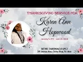 Saturday August 15 2026 Funeral Service For Sis Karen Hopwood Bethel Tabernacle UPCJ