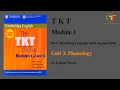 TKT Module 1 Unit 3 Phonology Complete Lesson