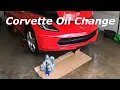 Changed the oil on the Corvette 39k miles