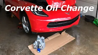 Changed the oil on the Corvette 39k miles