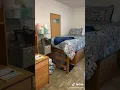 Dorm room makeover at Elms College