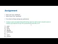 Assignment on Strings