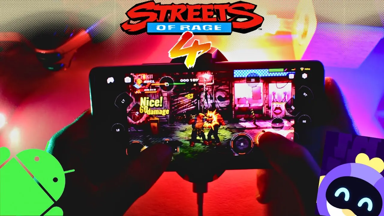 Logħba ta' Streets of Rage 4 fuq il-Mowbajl u l-Android - Android Cloud Gaming - Chikii
