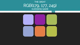JAVASCRIPT Course Project Based Learning - Color Guessing Game Project Using Javascript
