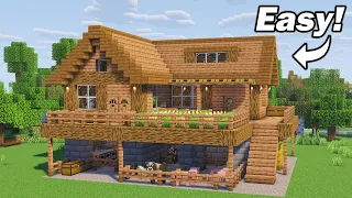 Minecraft - How to build a Jungle Wood Survival Base House