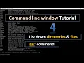 Command Line Window Tutorial dir command Command Prompt Basics in Hindi