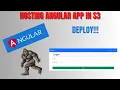 Angular S3 for Website Hosting