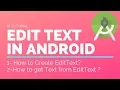 Learn Android App Development - EditText Tutorial