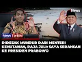 Lagu Menhut Raja Juli Usai Didesak Mengundurkan Diri: Saya Serahkan ke Presiden Prabowo | iNews Terkini