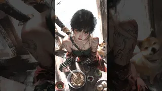 Photoshop painting process - Noon
