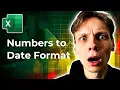 How to Change Numbers to Date Format in Excel 2026 Easy Guide