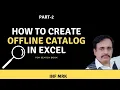 How to create offline library catalog in Excel Excel offline catalog Excel offline OPAC